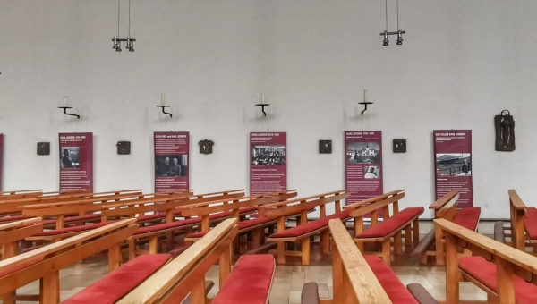 Ausstellung über Karl Leisner in Heilig Kreuz Dachau